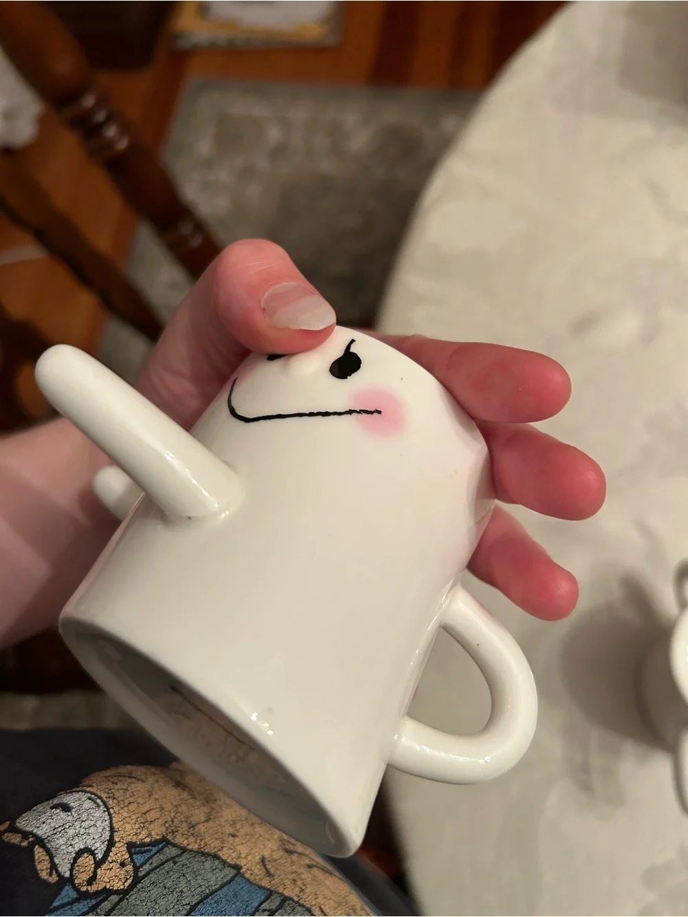 Ghost hugging mugs set of two Buyneed